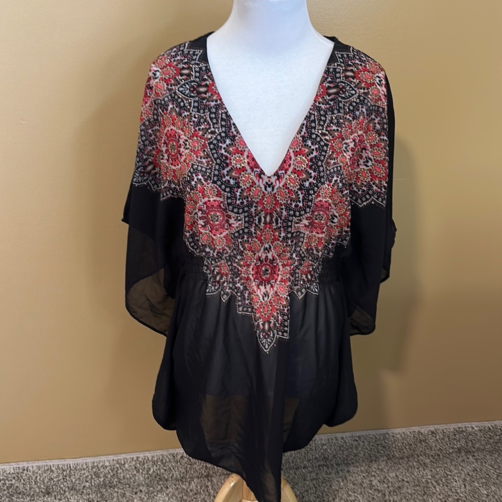 👛 Miracle Suit Rhinestone Detail Swimsuit Cover Up